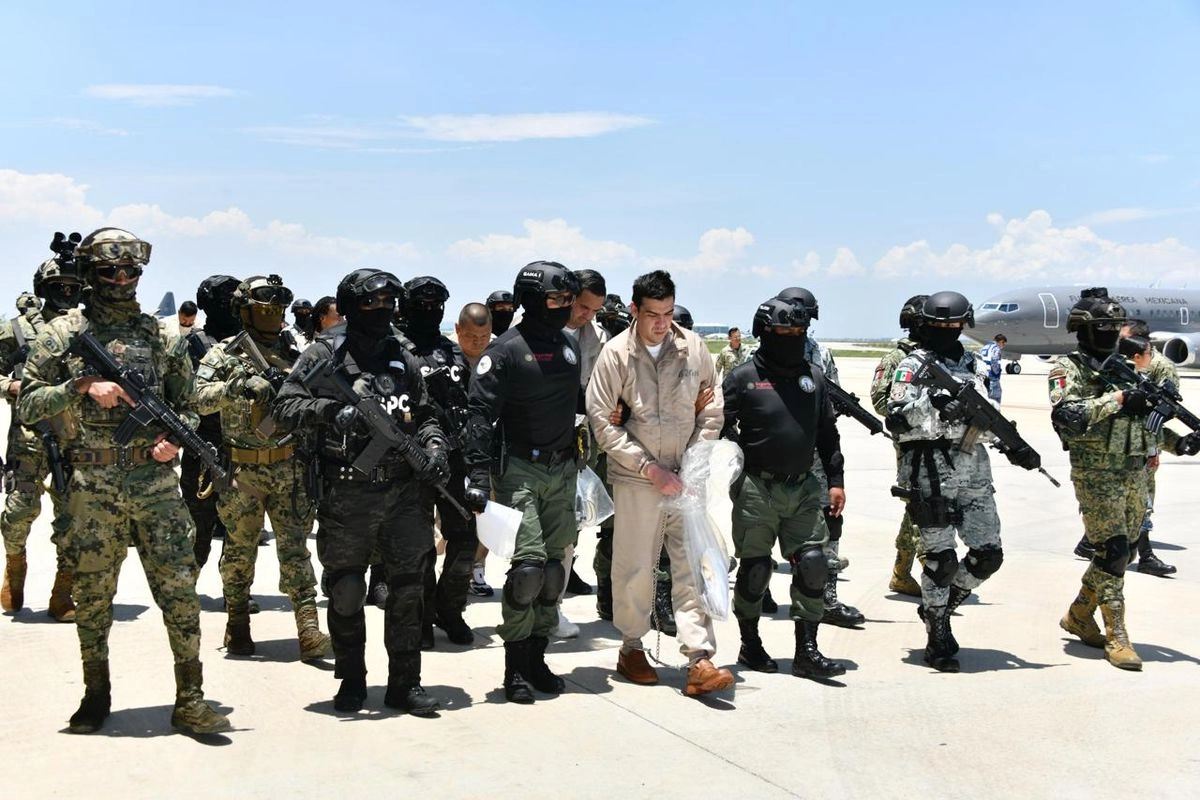 El embajador estadunidense en nuestro país, Ronald Johnson, señaló al respecto: “Estamos profundamente agradecidos con la presidenta (Claudia) Sheinbaum y su administración por demostrar determinación frente al crimen organizado”. Foto
