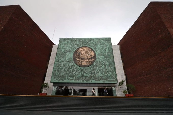 Fachada principal del recinto legislativo de San Lázaro. Foto tomada del Twitter de @Mx_Diputados