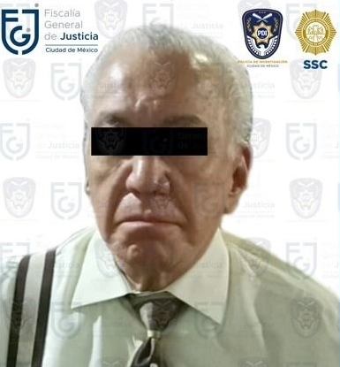 El abogado Jesús Hernandez Alcocer tras su captura. Foto FGJCDMX 