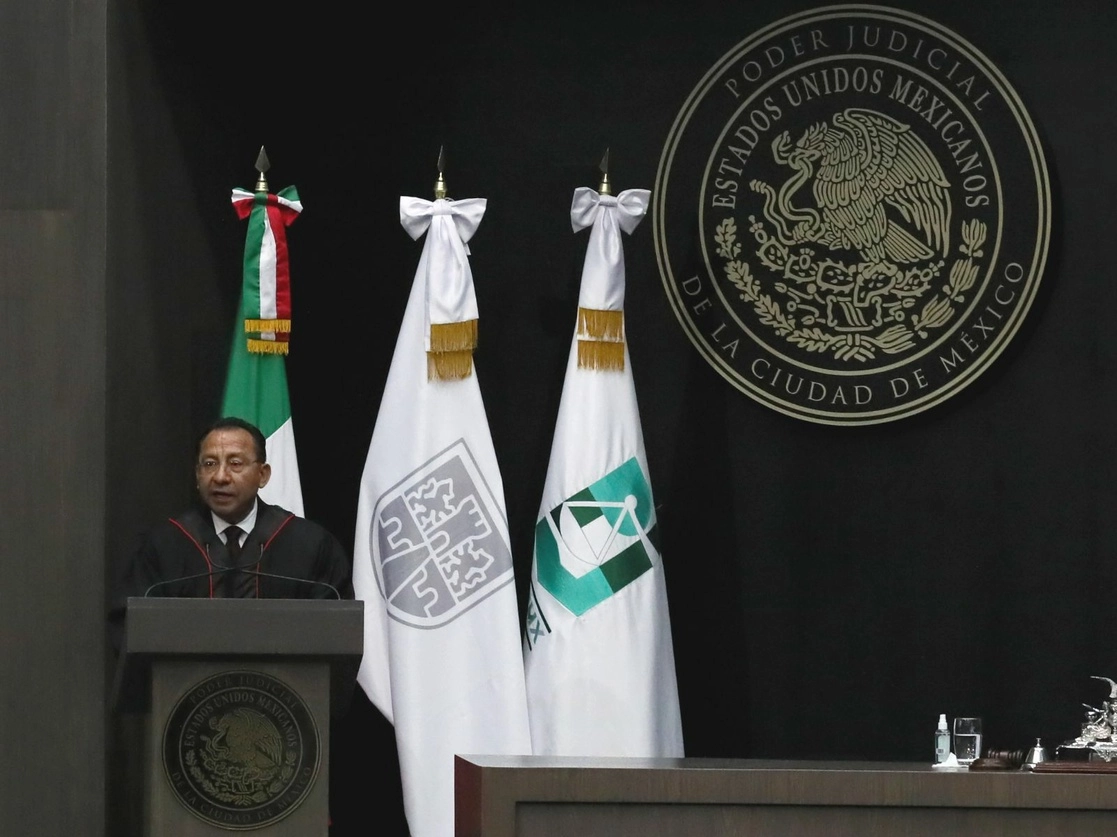 El presidente del Poder Judicial de la Ciudad de México, Rafael Guerra Álvarez. Foto Roberto García Ortiz / Archivo
