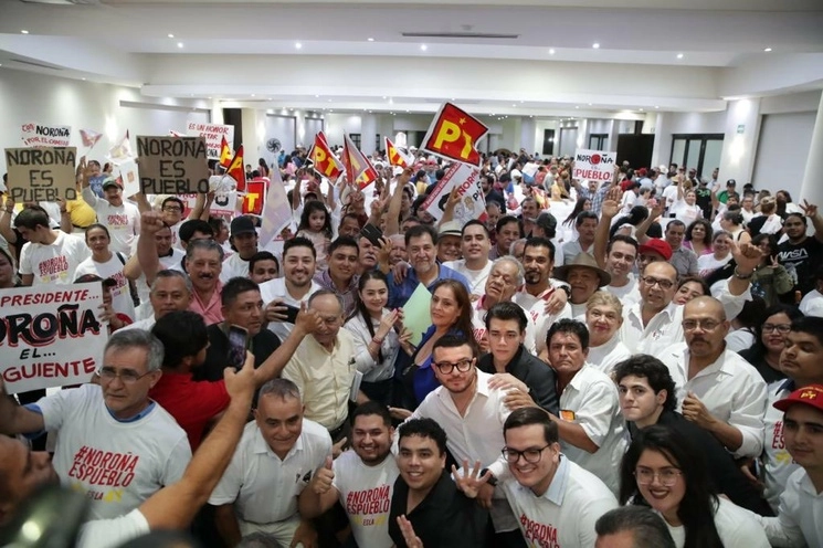 Este fin de semana, Gerardo Fernández Noroña realizó campaña por el estado de Sinaloa. Foto @fernandeznorona 