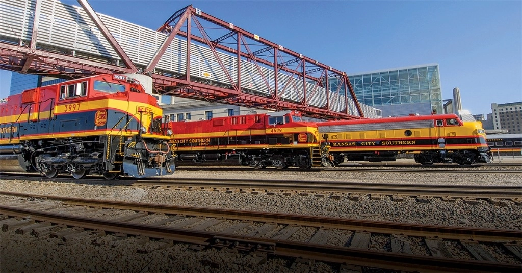 Trenes de Kansas City Southern en imagen de archivo. Foto tomada de la página web www.kcsouthern.com/en-us/