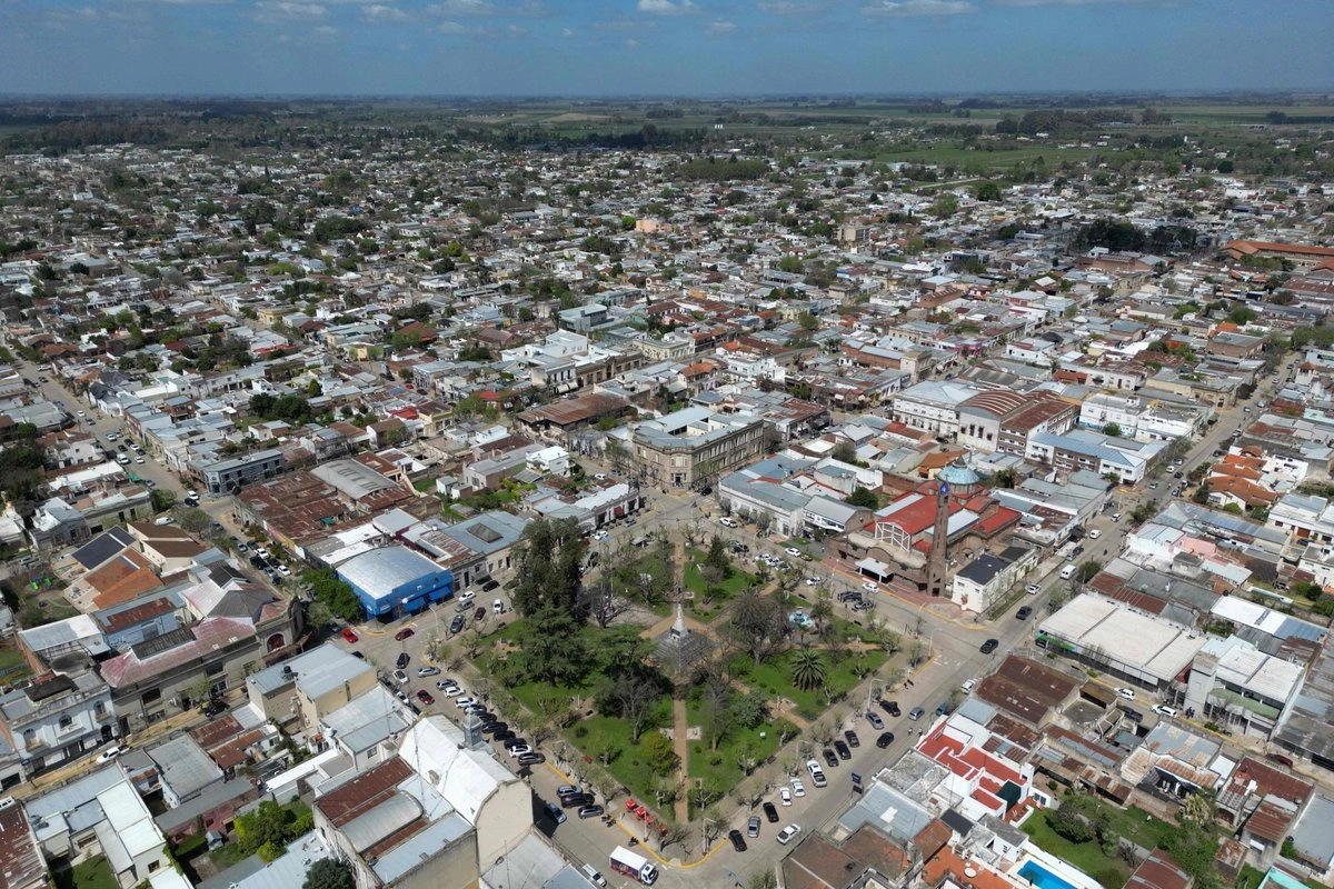 Rodeado de campos de trigo, el pueblo agrícola de San Andrés de Giles votó por Javier Milei en 2023, dos años después el entusiasmo se ha transformado en decepción e incertidumbre, ante las cruciales elecciones legislativas para el presidente argentino. Foto 