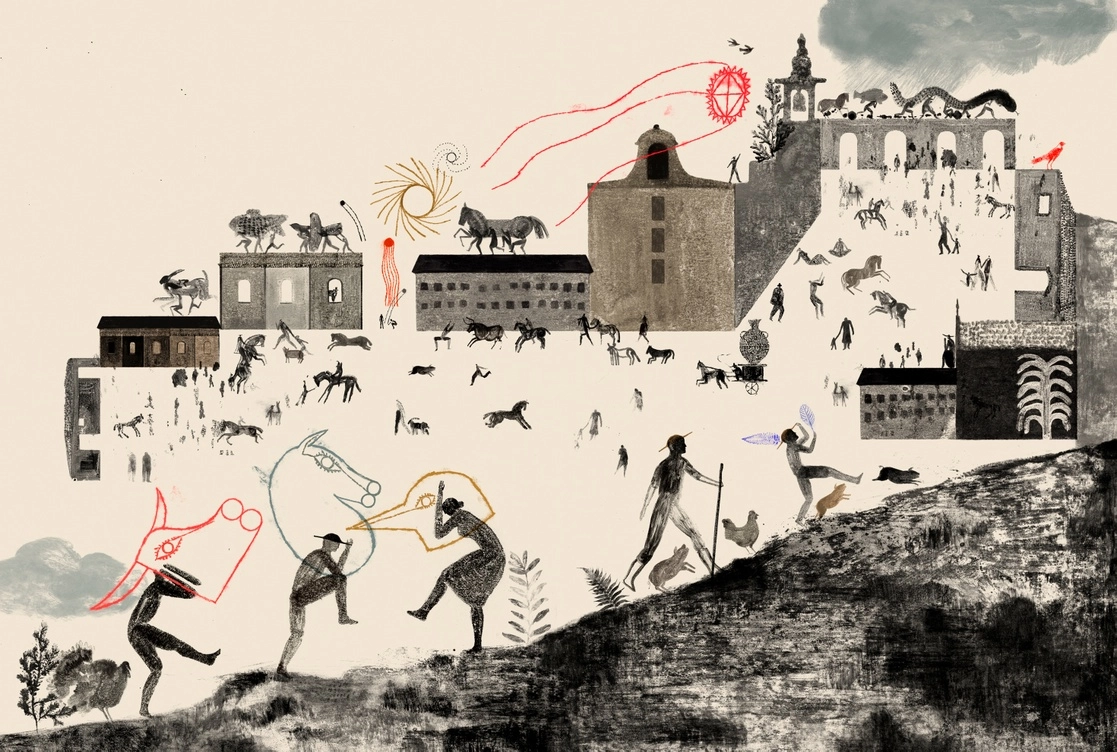 El artista mexicano Armando Fonseca ilustró 'Una luz inesperada', publicación infantil articulada por textos del premio Nobel de Literatura 1998. “Con Saramago encontré muchas cosas que me interesan”, explicó en entrevista con 'La Jornada'. Foto del ejemplar, cortesía del ilustrador
