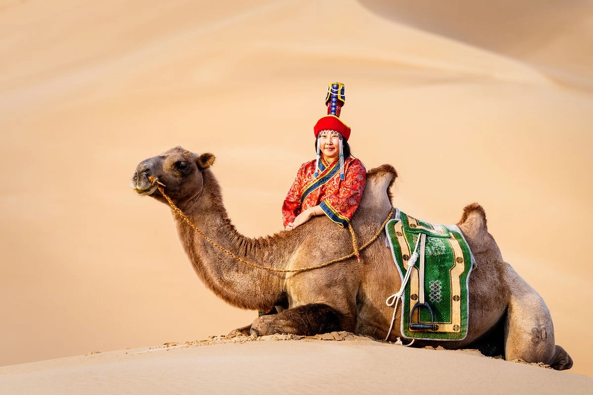 Imagen incluida en Mongolia: Del desierto del Gobi a los montes de Altái, que se presenta en el Museo Nacional de las Culturas del Mundo.Foto 

