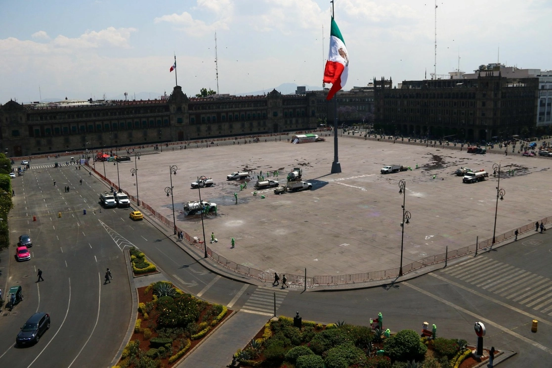El Zócalo de la Ciudad de México. Foto Cuartoscuro
