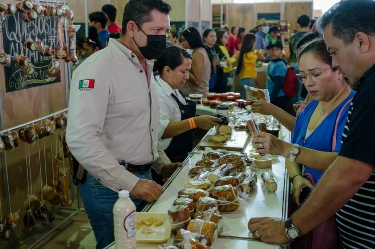 Al Festival asistieron 60 mil visitantes, informó el gobierno municipal de Tenosique. Foto tomada de la cuenta de Facebook del Festival del Queso