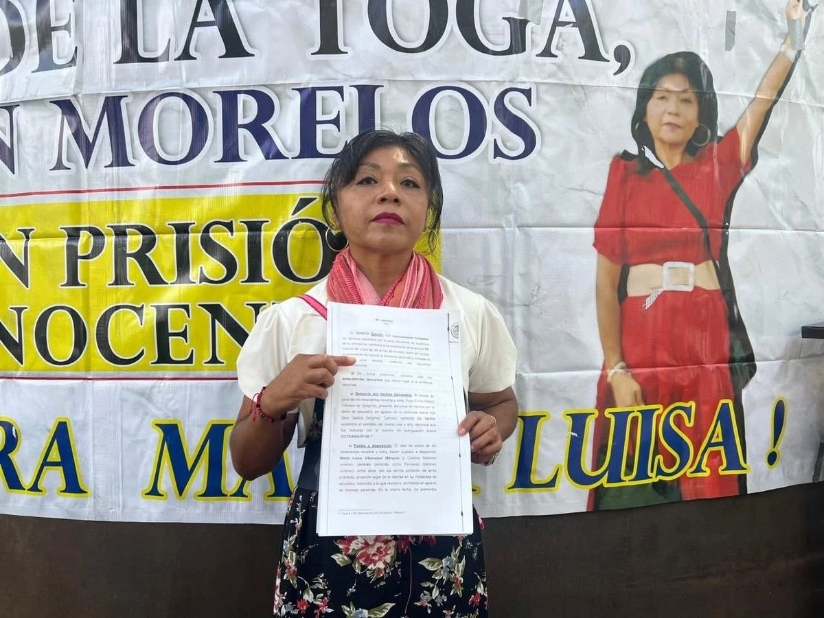 María Luisa Villanueva Márquez, víctima de violación a sus derechos humanos, señala que la disculpa pública ofrecida por la FGE de Morelos es "un pequeño paso" para que se reconozca su inocencia; tras 25 años, fue liberada del Cereso de Atlacholoaya. Foto 
