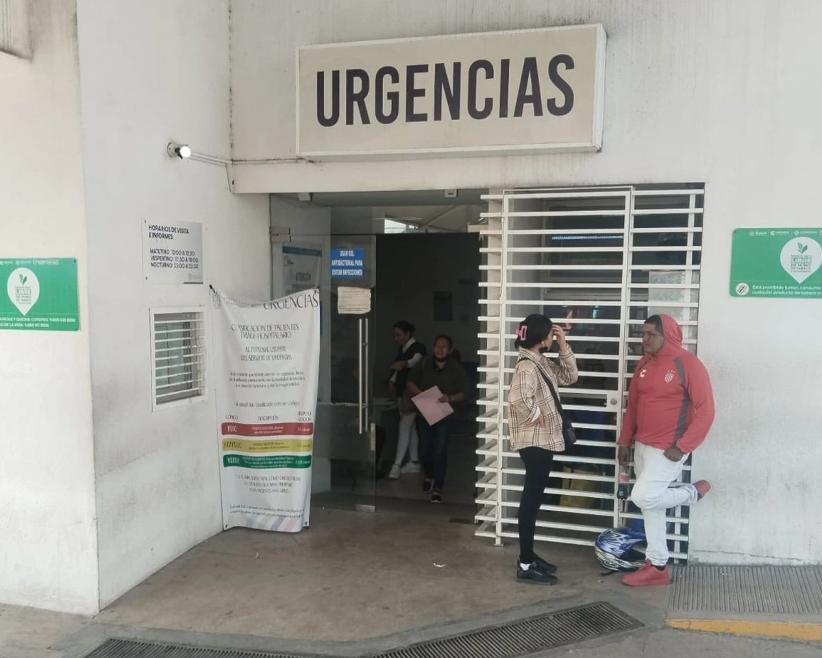 Área de Urgencias del Hospital Tercer Milenio, en Aguascalientes. Foto 