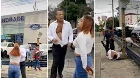 Captura de pantalla de diferentes videos que están en Twitter. 