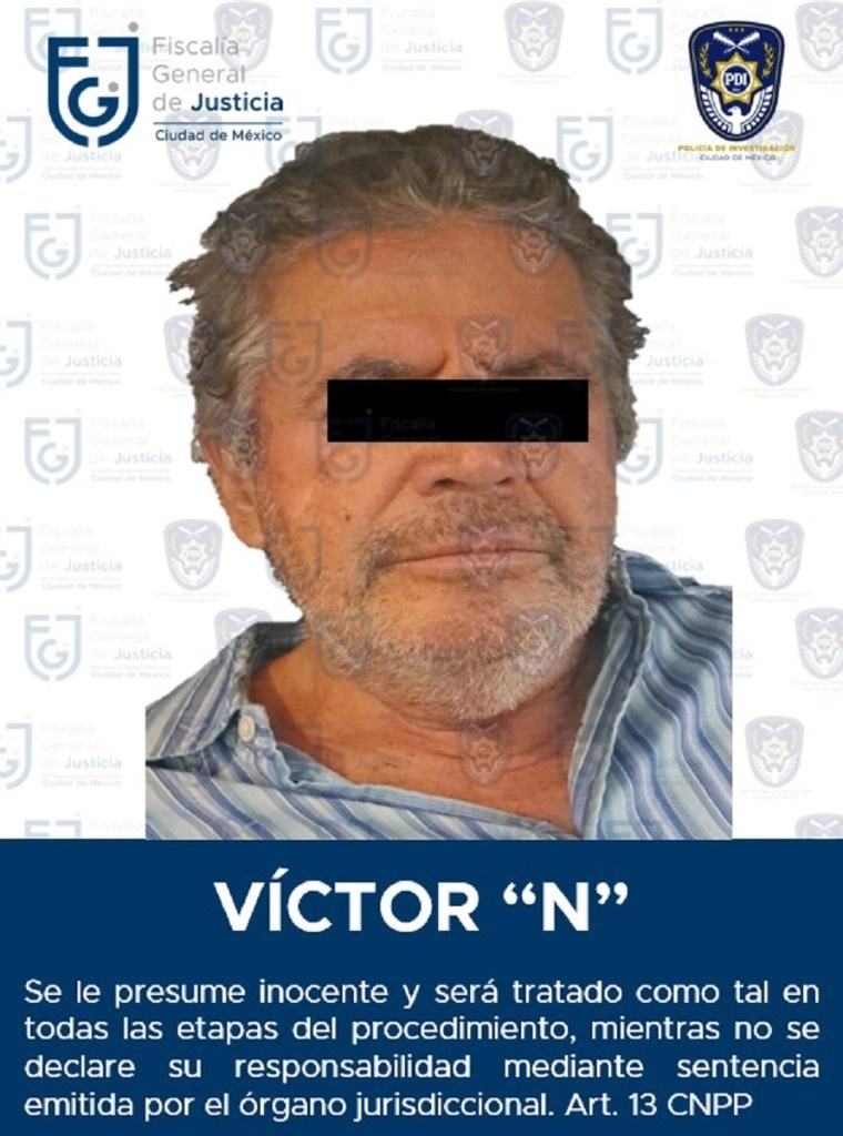 Víctor N se localizaba en la colonia Lomas de Santa fe. Foto Tomada de X @PDI_FGJCDMX