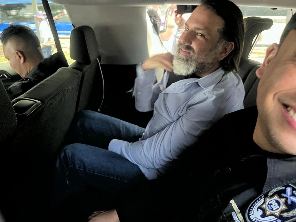 El ex alcalde panista de Benito Juárez Christian Von Roehrich es trasladado al Reclusorio Norte. Foto Alfredo Domínguez