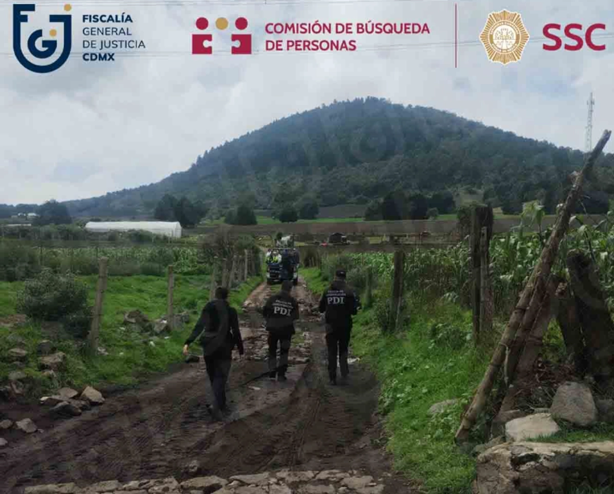 A esta labor se suman también la Secretaría de Gestión Integral y Protección Civil, la Comisión de Recursos Naturales y Desarrollo Rural, la Alcaldía Tlalpan, así como los  Bomberos, equipos civiles de rescate y colectivos de familiares. Foto 
