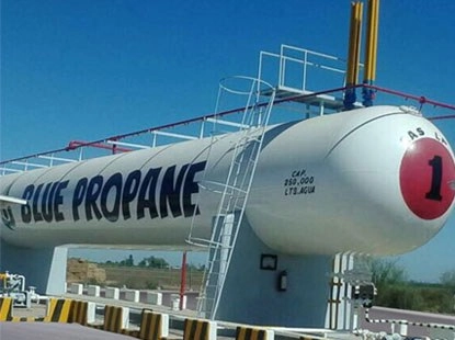 Blue Propane busca romper el monopolio del gas en Baja California. Foto de la compañía