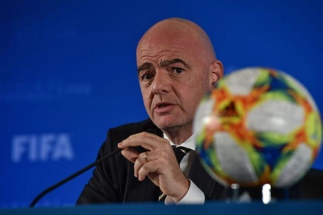 Gianni Infantino dio a conocer el apoyo que la FIFA dará a sus miembros para combatir crisis. Foto Afp/Archivo