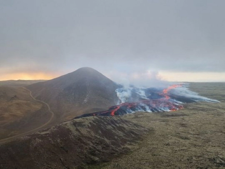El Instituto Meteorológico de Islandia informó que “se cerró otro capítulo de la reactivación volcánica en la península de Reykjanes". Foto tomada del sitio www.en.vedur.is
