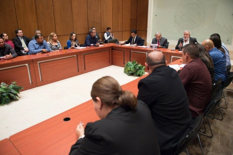 En una anterior reunión del presidente López Obrador con padres de los niños de la Guardería ABC. Foto Cuartoscuro / archivo 