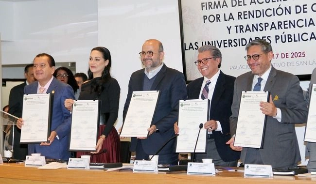 El acuerdo lo suscribió la SEP con la Cámara de Diputados, Anuies y ASF. Foto 