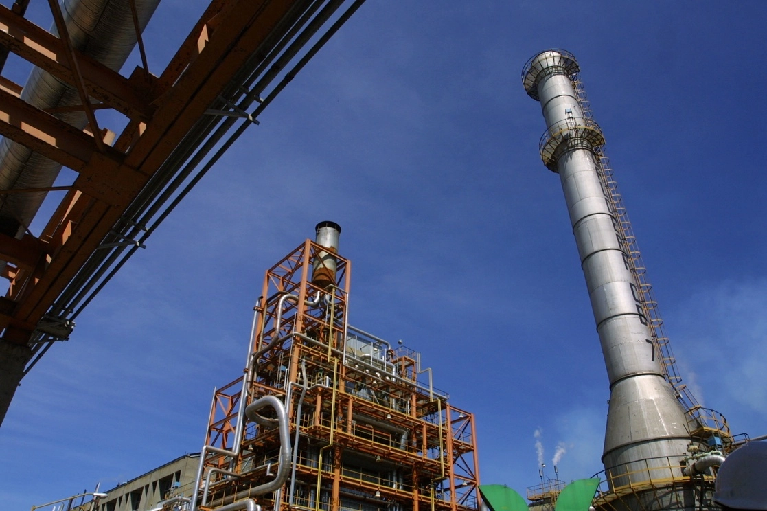 Refinería de Pemex en Salamanca, Guanajuato. Foto Alfredo Domínguez / archivo