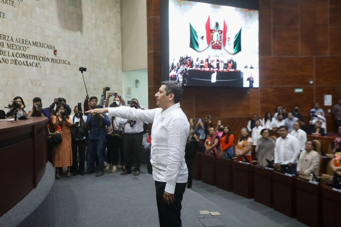 El fiscal Bernardo Rodríguez en su toma de protesta el pasado 25 de enero. Foto Cuartoscuro