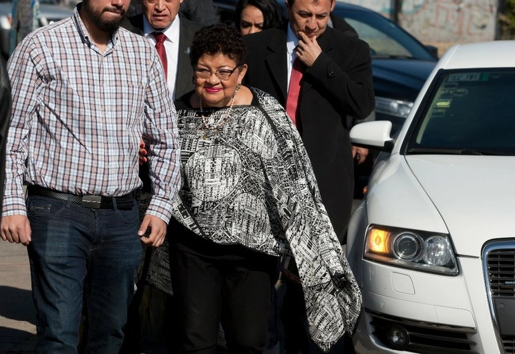 Ernestina Godoy en una acto el pasado 14 de enero. Foto Cristina Rodríguez/ archivo