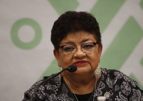La titular de la FGJ-CDMX, Ernestina Godoy en imagen de archivo. Foto Alfredo Domínguez
