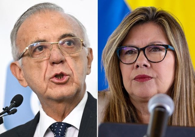 El fiscal de sección de la Fiscalía Especial contra la Impunidad, Rafael Curruchiche, anunció en un video las órdenes de arresto contra los funcionarios colombianos acusados de asociación ilícita, tráfico de influencias, entre otros. Foto 