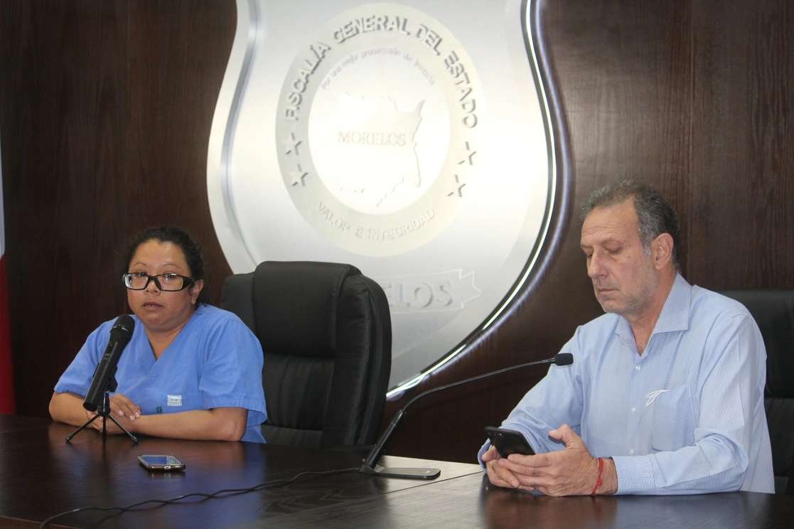 La médico legista de la FGE, Jazmín Herrera Soto, que lidera el equipo de expertos que realizó la necropsia practicada al cadáver de Ariadna Fernanda, sostuvo hoy que los resultados hechos públicos el pasado 4 de noviembre por el titular de esa institución son fidedignos. Foto Rubicela Morelos