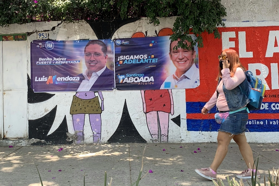 La mayoría de los delitos electorales denunciados son por la destrucción de propaganda electoral. Foto María Luisa Severiano