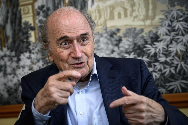 El ex presidente de la FIFA, Sepp Blatter durante una entrevista en Zúrich. Foto Afp / Archivo