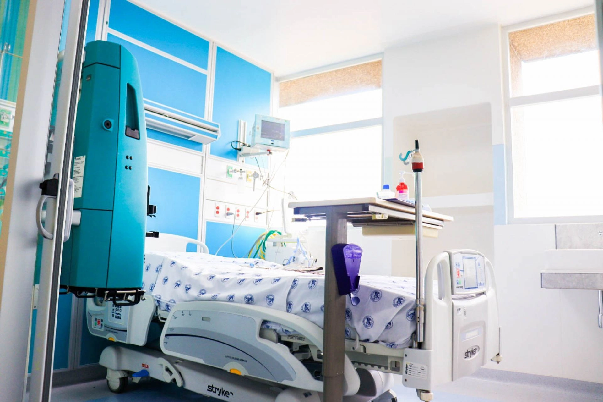 Imagen de unidad de Terapia Intensiva del Hospital Juárez de la Ssa. 