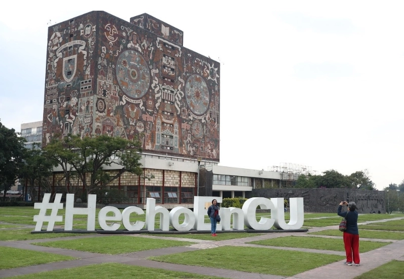 En la imagen, Ciudad Universitaria en la Ciudad de México.