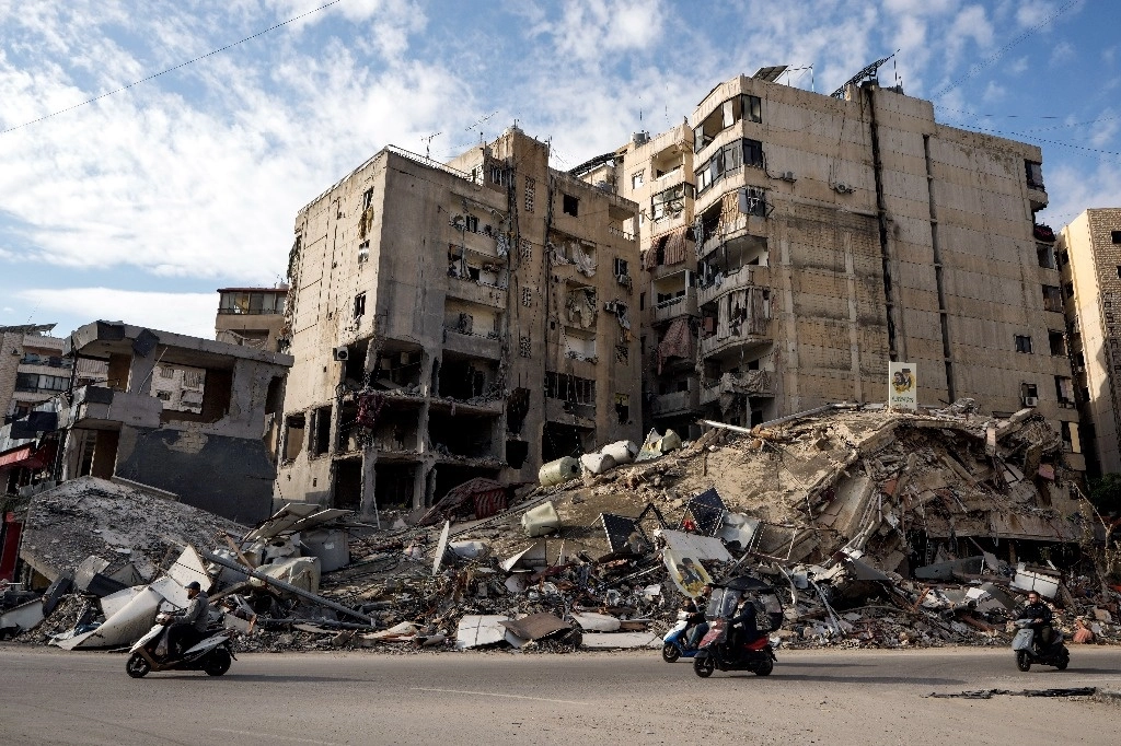 Edificios destruidos en Dahiyeh, Beirut, Líbano, el 29 de noviembre de 2024. Foto Ap