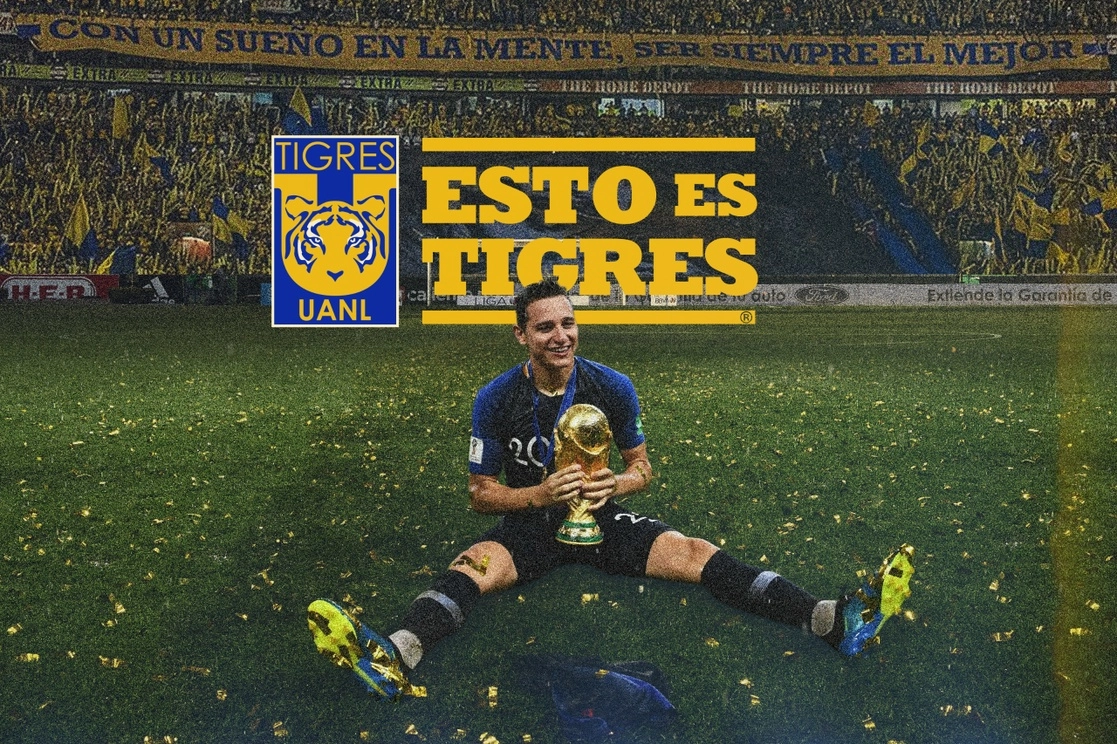 Un nuevo futbolista francés jugará en el balompié mexicano. El mediocampista Florian Thauvin, campeón del mundo en Rusia-2018, fue anunciado este viernes como refuerzo de los Tigres. Imagen tomada de @TigresOficial