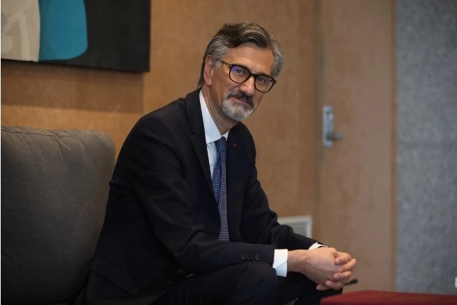 Jean-Pierre Asvazadourian, embajador de Francia en México, anunció que la convención de emprendedores se realizará en marzo próximo. Foto José Antonio López / Archivo
