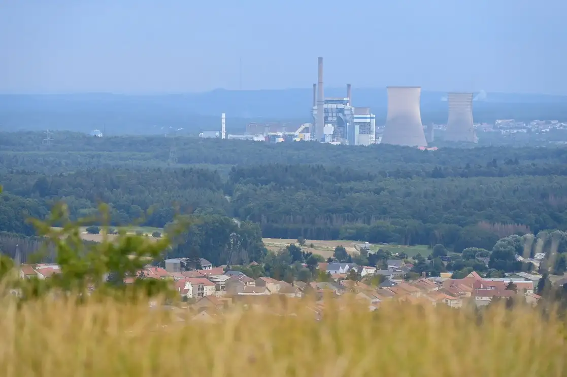 Termoeléctrica al este de Francia. Foto Afp