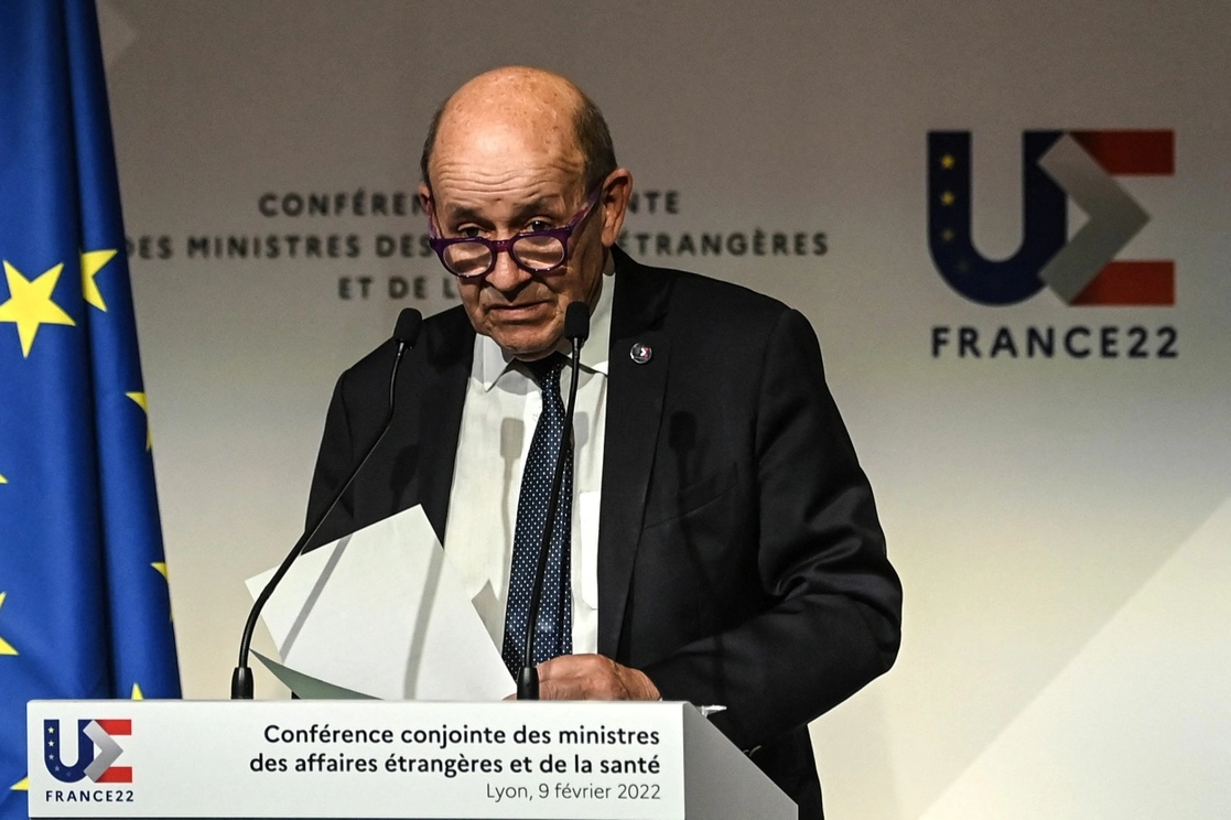 Jean-Yves Le Drian, ministro de Relaciones Exteriores de Francia. Foto Afp / Archivo