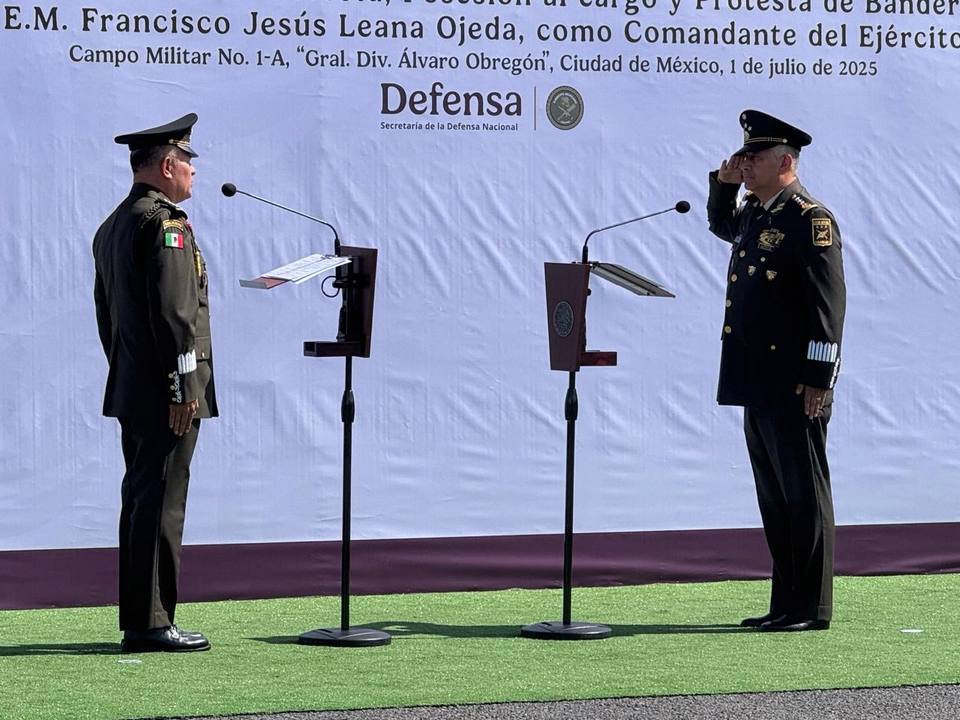 El general Leana Ojeda asumió el cargo en sustitución del general Norberto Cortés Rodríguez, quien pasó a situación de retiro.