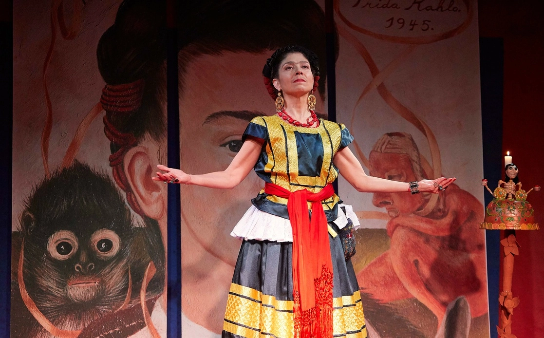 En Kahlo, viva la vida, Ana Karina Guevara personificará a la mítica artista mexicana en dos únicas funciones. Foto cortesía de la producción