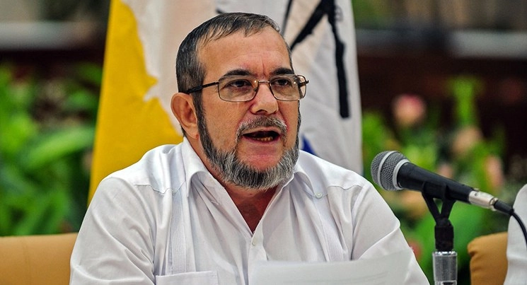 La policía de Colombia frustró un atentado contra el líder máximo de la ex guerrilla FARC, Rodrigo Londoño. Foto Afp / Archivo