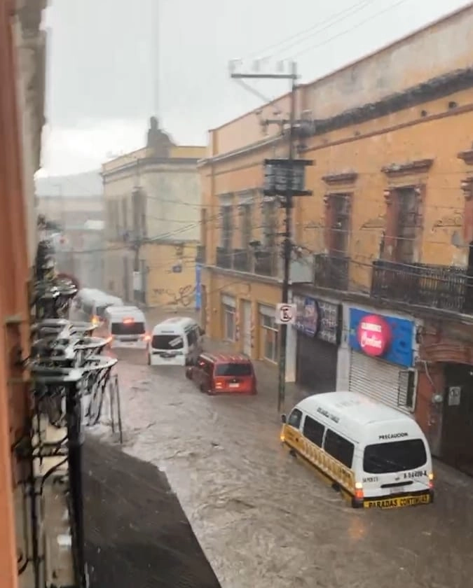 Se registran fuertes lluvias en Pachuca, Hidalgo. Foto: La Jornada