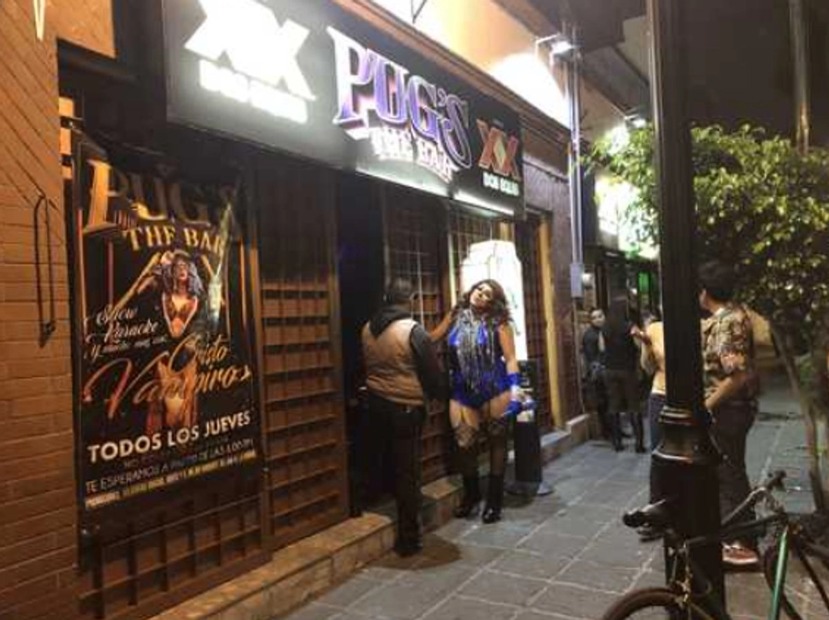 Un bar en Coyoacán.