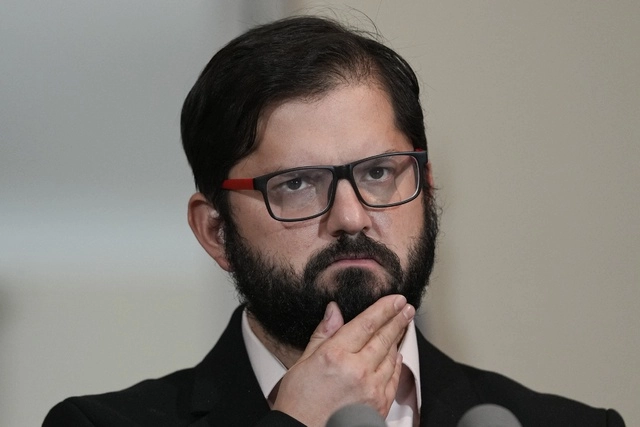 El presidente de Chile, Gabriel Boric. Foto Ap