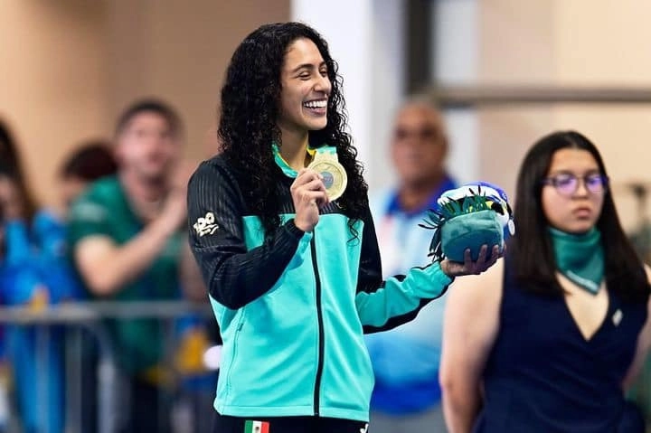 Gabriela Agúndez y Alejandra Orozco se colgaron la medalla de bronce en los JO de Tokio 2020 en plataforma de 10 metros sincronizados. Foto Tomada de https://www.facebook.com/gabrielabelem.agundezgarcia / Archivo