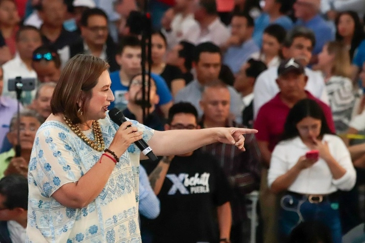 La aspirante a candidata presidencial, Xóchitl Gálvez. Foto Cuartoscuro / archivo 