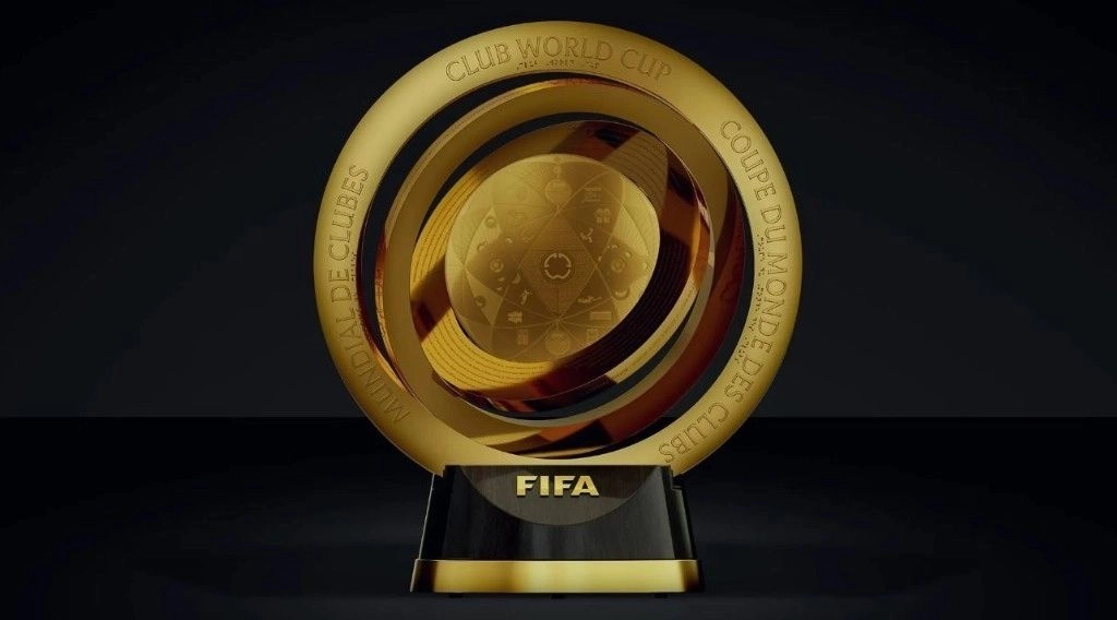 Trofeo del nuevo Mundial de Clubes, en imagen del 14 de noviembre de 2024. Foto 