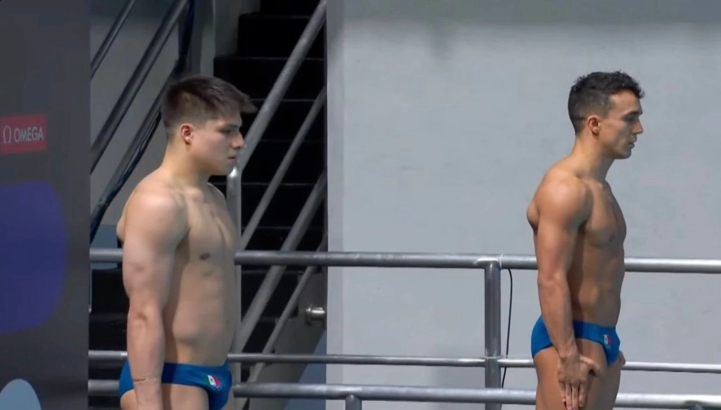 La dupla tricolor obtuvo 420 puntos para finalizar en el segundo puesto detrás de los chinos Zongyuan Wang y Daoyi Long quienes se llevaron la presea de oro con 474.75. Foto tomada de X @CONADE

