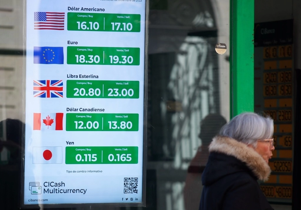La moneda nacional se apreció 0.61 por ciento, equivalente a 10.51 centavos, para cerrar en 17.2128 unidades por dólar spot. Foto Cristina Rodríguez / Archivo
