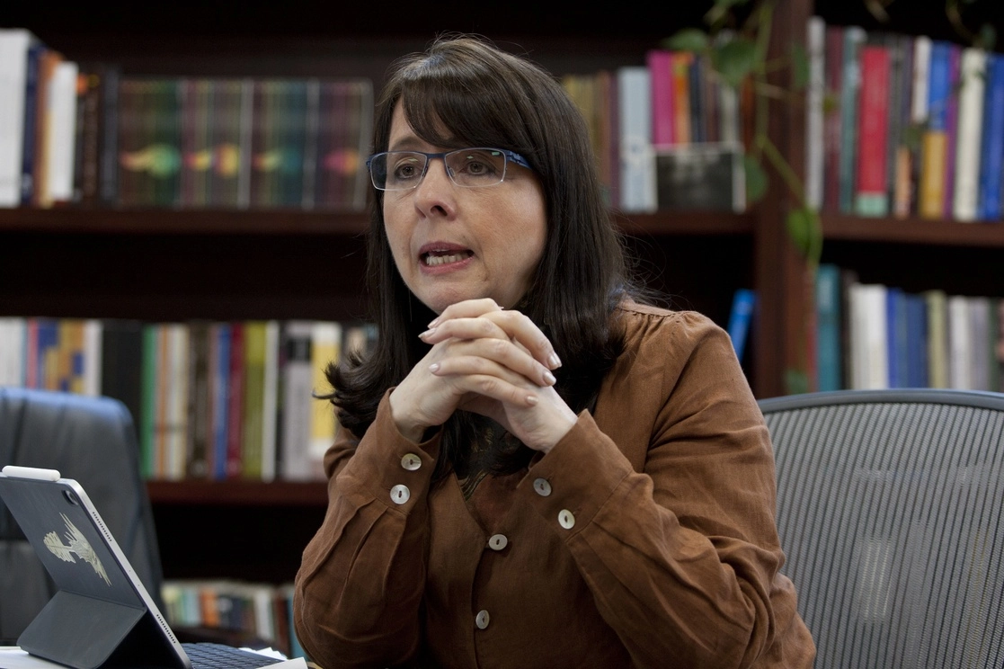 La directora del Conacyt, María Elena Álvarez-Buylla, no descarta que el marco normativo sea discutido en el próximo periodo ordinario del Congreso. Foto Cristina Rodríguez