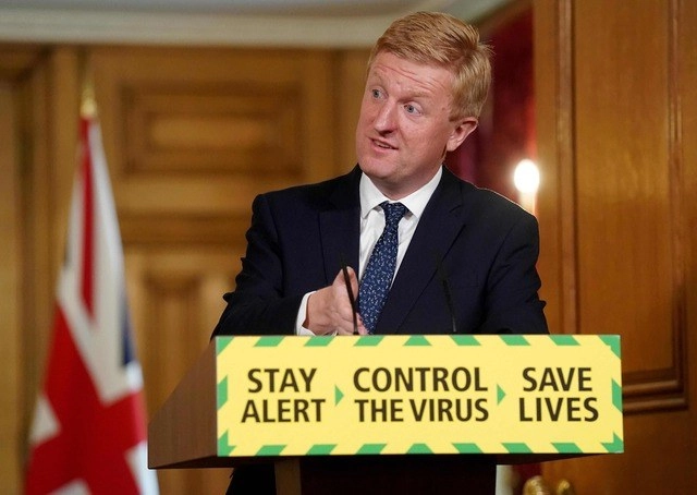 "La espera ha acabado. El deporte británico volverá pronto en condiciones seguras y con controles estrictos", señaló Oliver Dowden. Foto 10 Downing Street / Afp